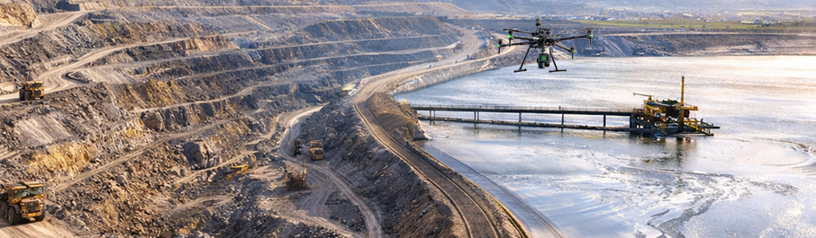 Soluciones avanzadas de drones para minería en México